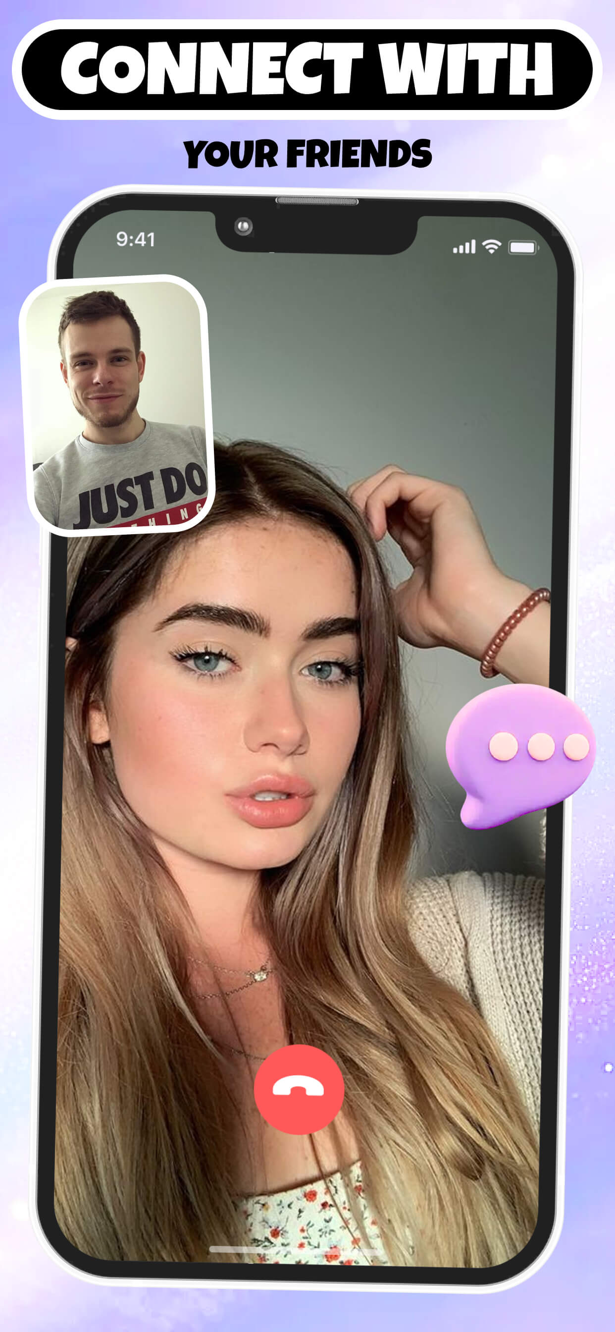 1-on-1 video call on Mori app